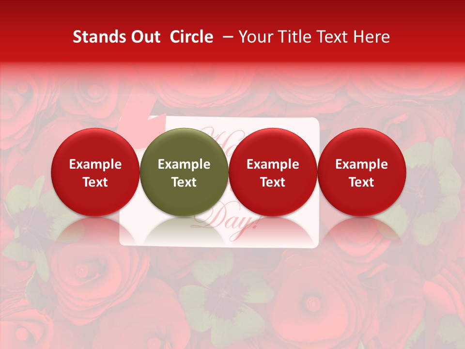 Wish Marriage Plant PowerPoint Template