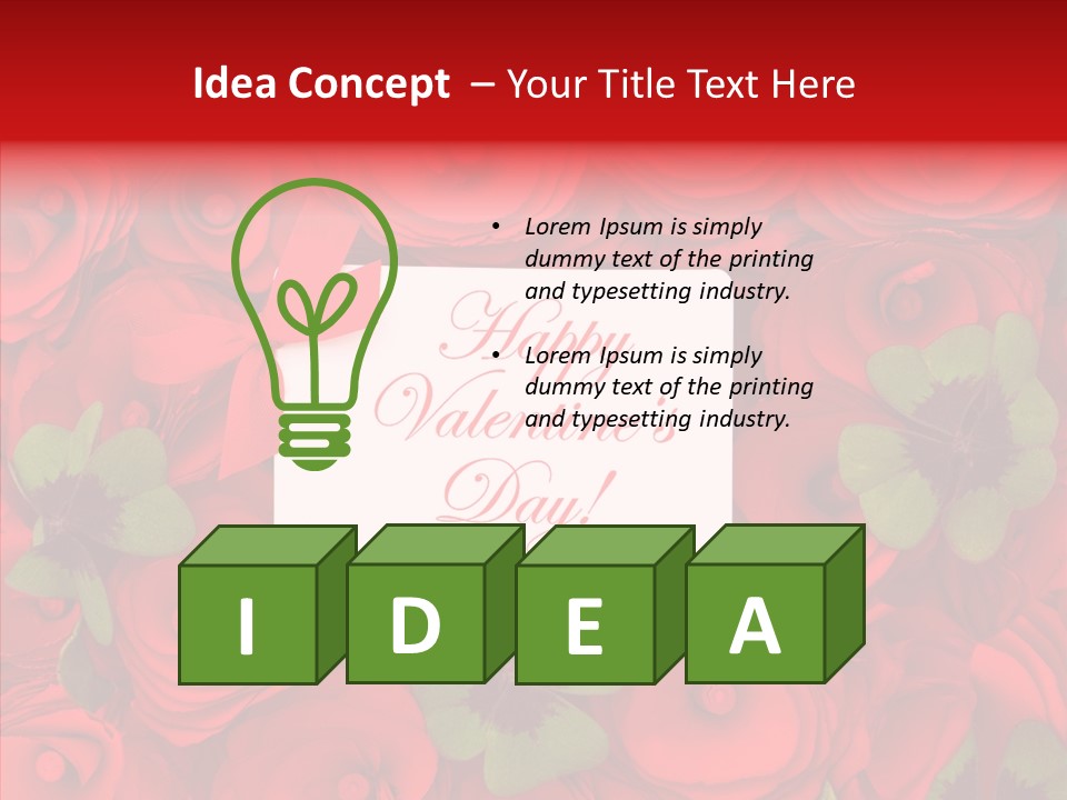 Wish Marriage Plant PowerPoint Template