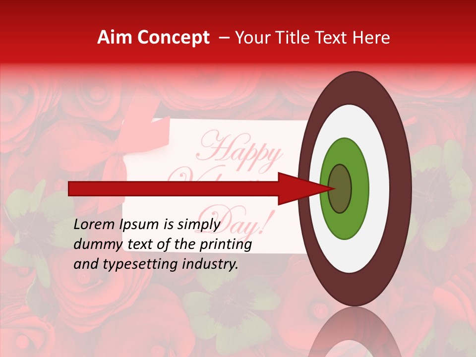 Wish Marriage Plant PowerPoint Template