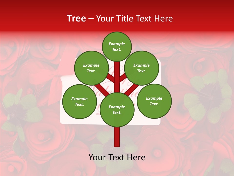 Wish Marriage Plant PowerPoint Template