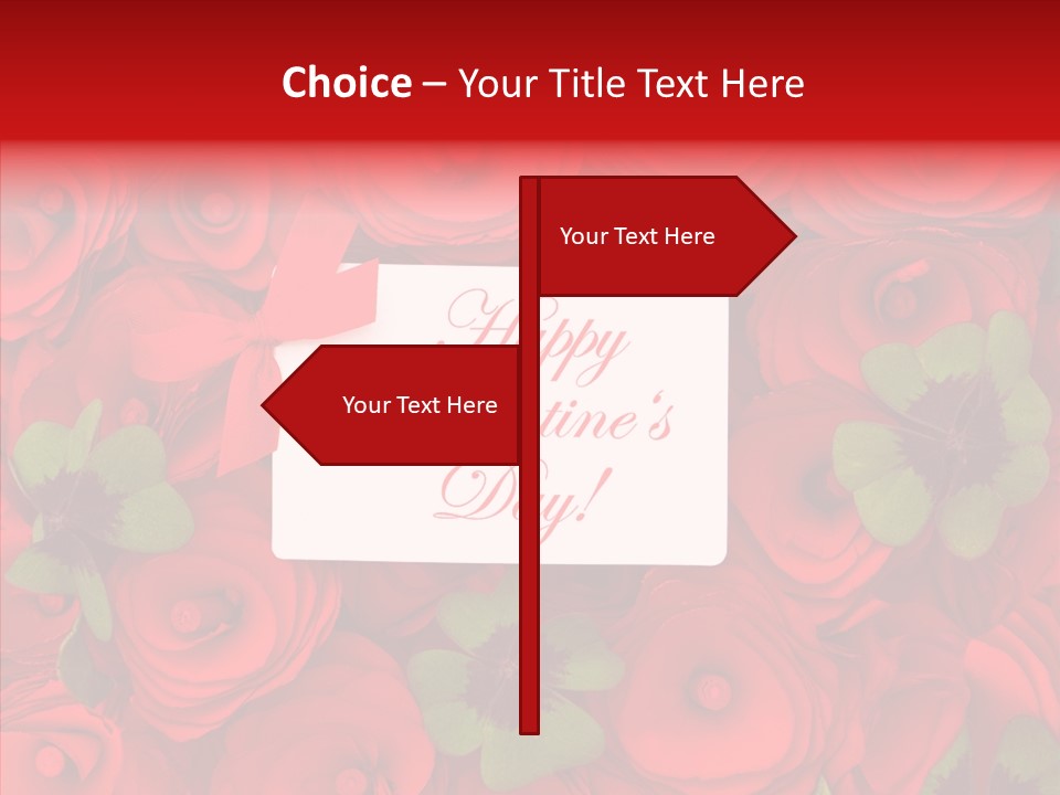 Wish Marriage Plant PowerPoint Template