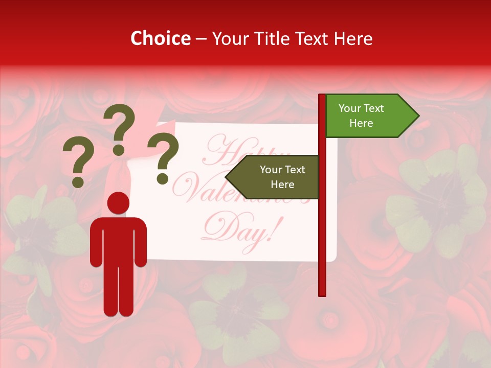 Wish Marriage Plant PowerPoint Template