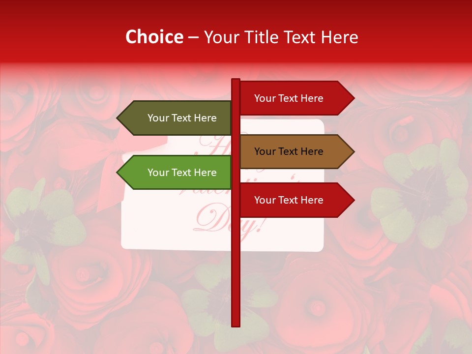 Wish Marriage Plant PowerPoint Template