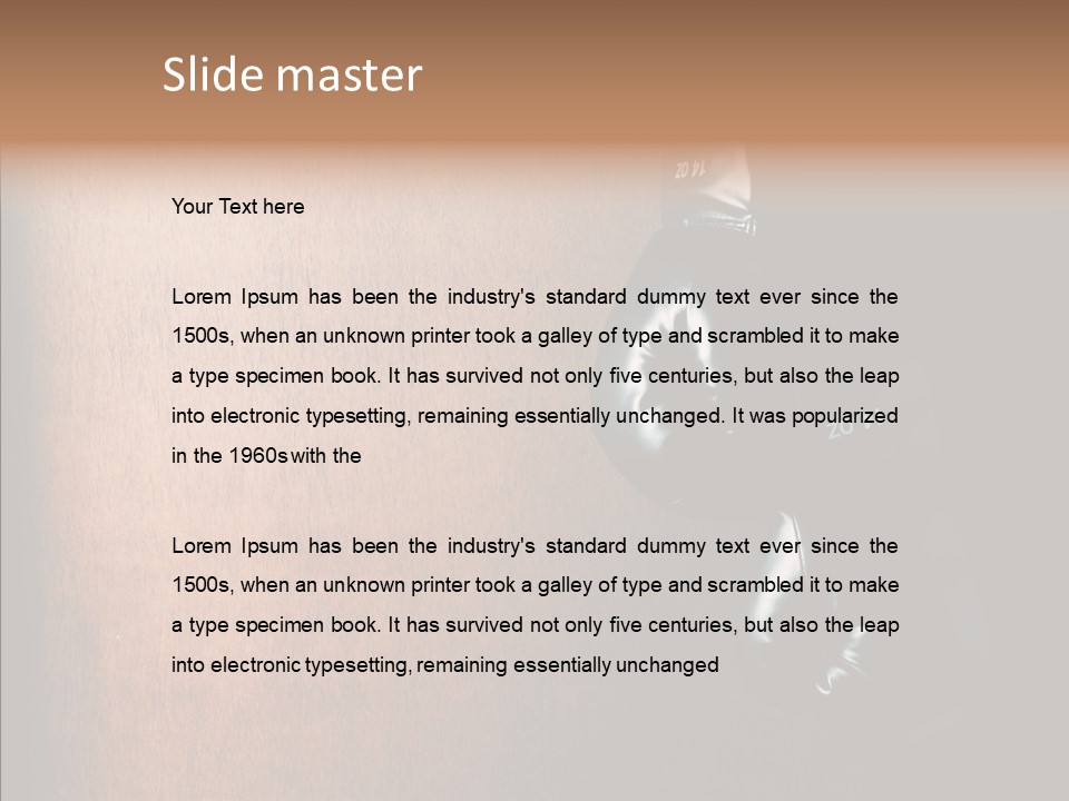 Sport Conflict Hanging PowerPoint Template