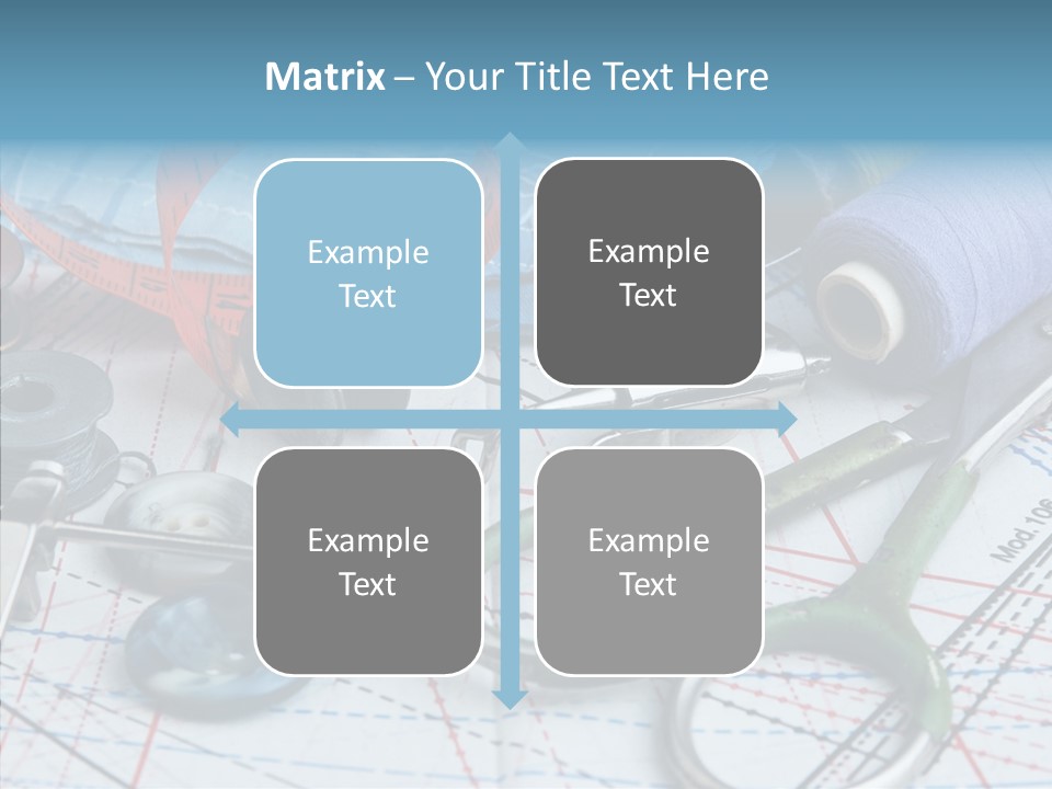 Orange Embroidery Tailoring PowerPoint Template
