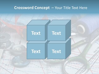 Orange Embroidery Tailoring PowerPoint Template