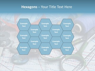 Orange Embroidery Tailoring PowerPoint Template