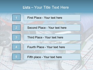 Orange Embroidery Tailoring PowerPoint Template
