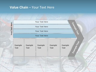 Orange Embroidery Tailoring PowerPoint Template