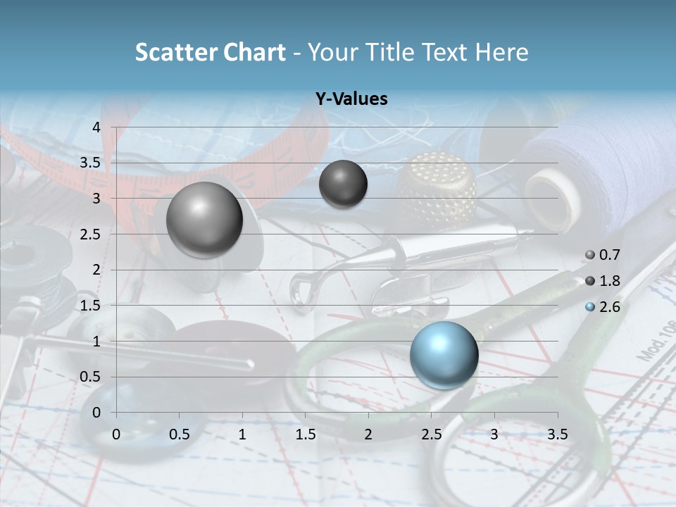 Orange Embroidery Tailoring PowerPoint Template