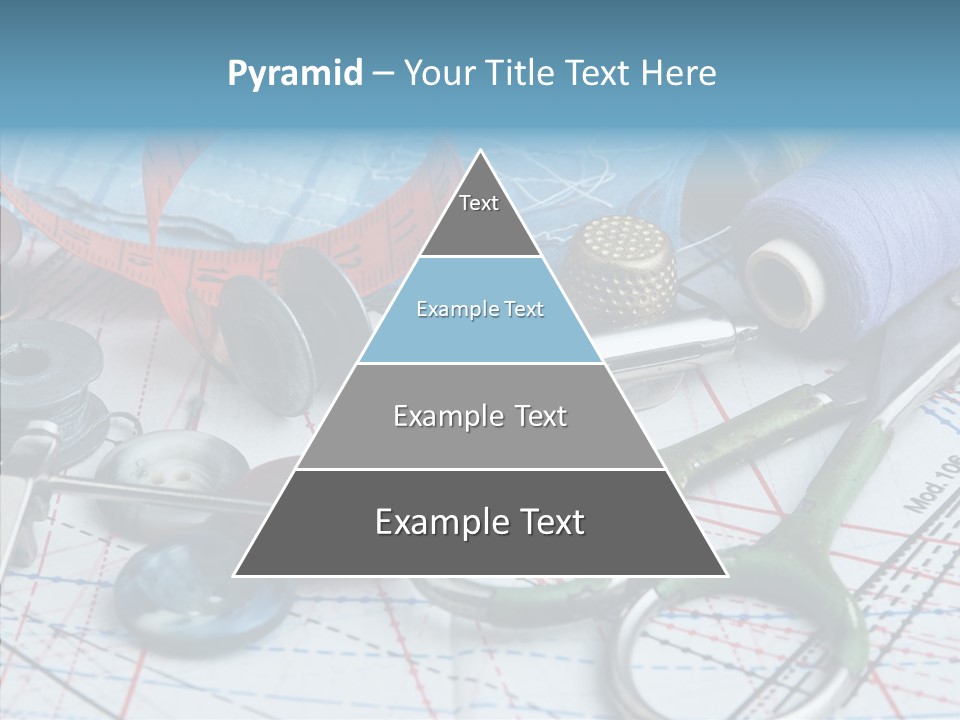 Orange Embroidery Tailoring PowerPoint Template
