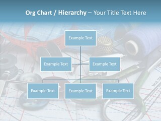 Orange Embroidery Tailoring PowerPoint Template