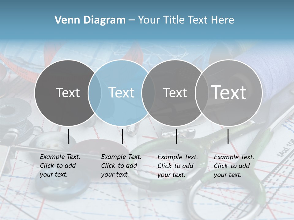 Orange Embroidery Tailoring PowerPoint Template