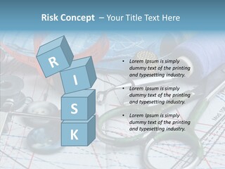 Orange Embroidery Tailoring PowerPoint Template