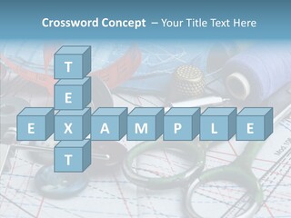 Orange Embroidery Tailoring PowerPoint Template