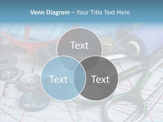 Orange Embroidery Tailoring PowerPoint Template