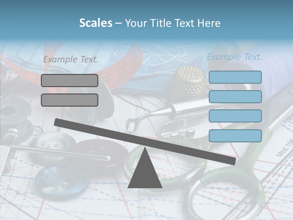 Orange Embroidery Tailoring PowerPoint Template