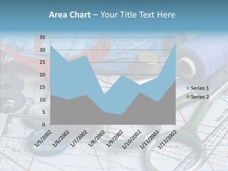 Orange Embroidery Tailoring PowerPoint Template