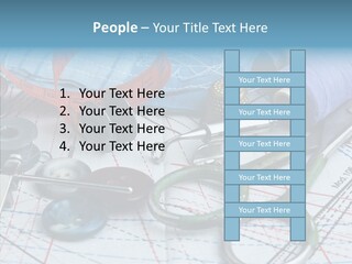 Orange Embroidery Tailoring PowerPoint Template