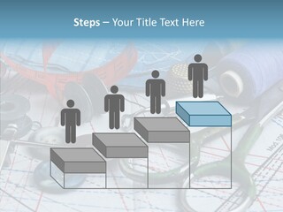 Orange Embroidery Tailoring PowerPoint Template