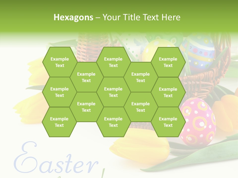 Yellow Leaf Posy PowerPoint Template