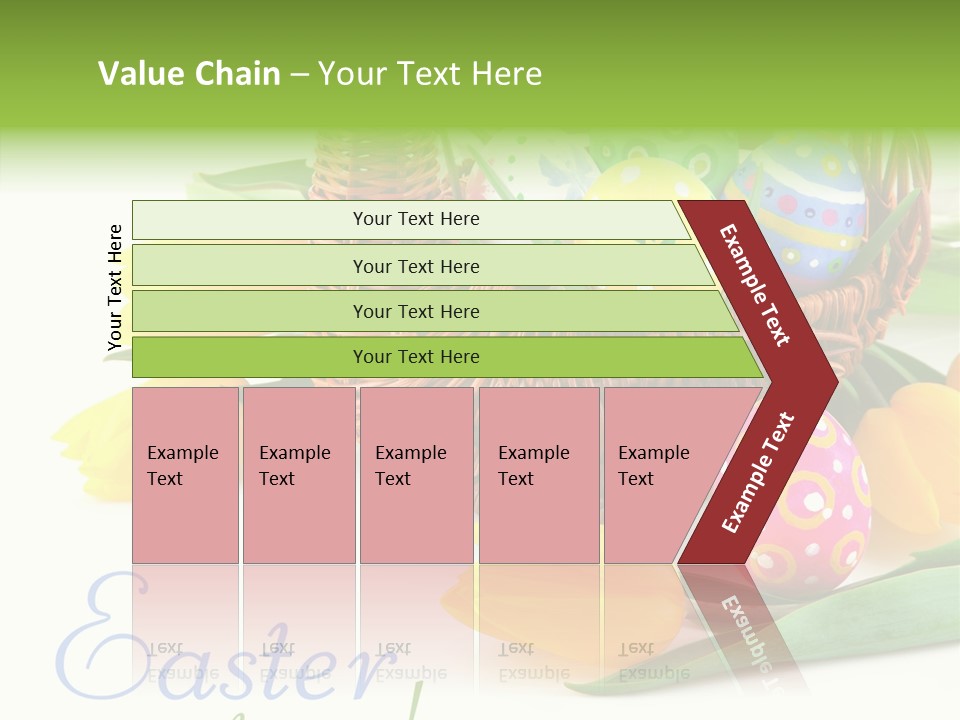 Yellow Leaf Posy PowerPoint Template