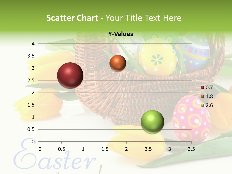 Yellow Leaf Posy PowerPoint Template