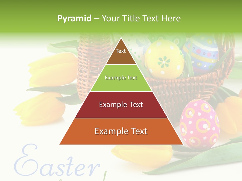 Yellow Leaf Posy PowerPoint Template