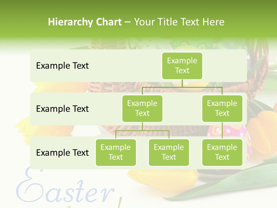 Yellow Leaf Posy PowerPoint Template