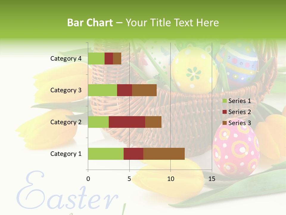 Yellow Leaf Posy PowerPoint Template