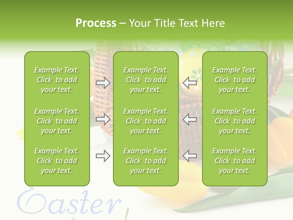 Yellow Leaf Posy PowerPoint Template