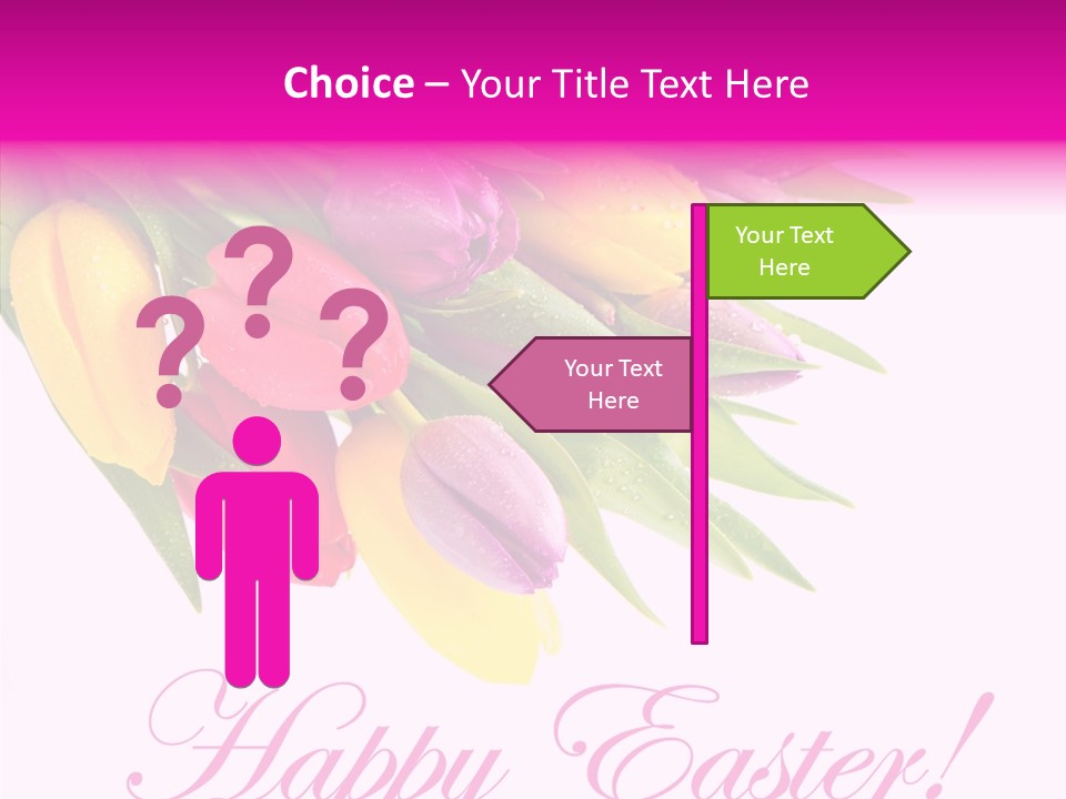 Uncertain Girl People PowerPoint Template