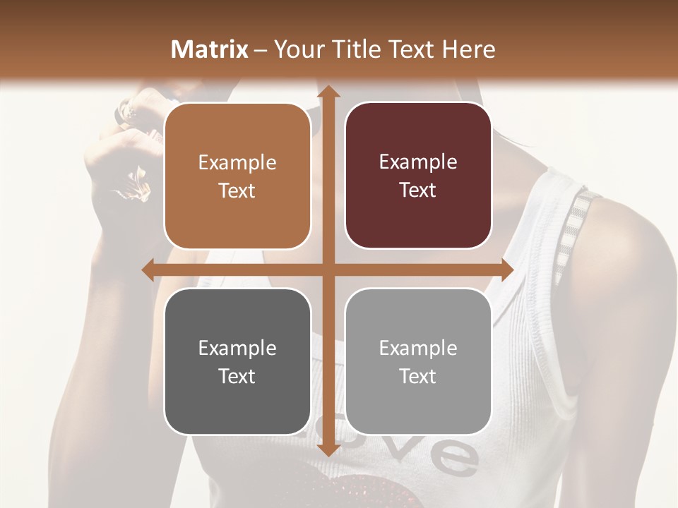 Makeup Lifestyle Gloss PowerPoint Template