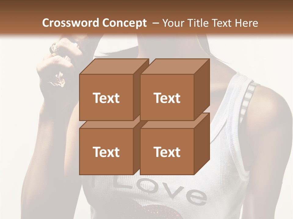 Makeup Lifestyle Gloss PowerPoint Template