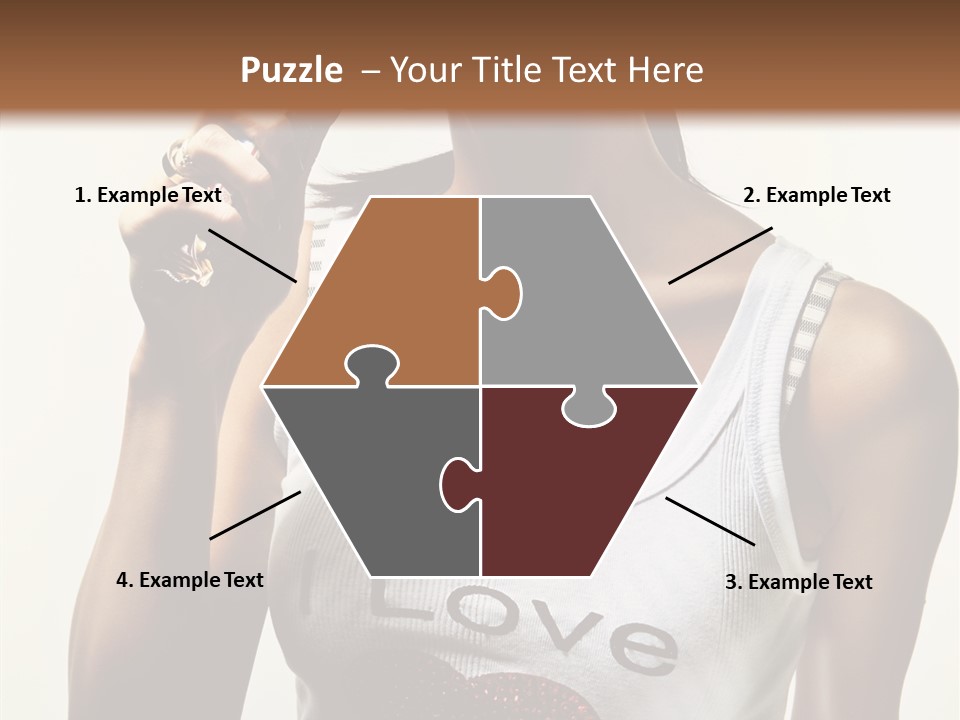 Makeup Lifestyle Gloss PowerPoint Template