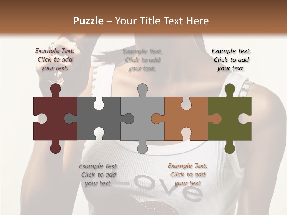 Makeup Lifestyle Gloss PowerPoint Template