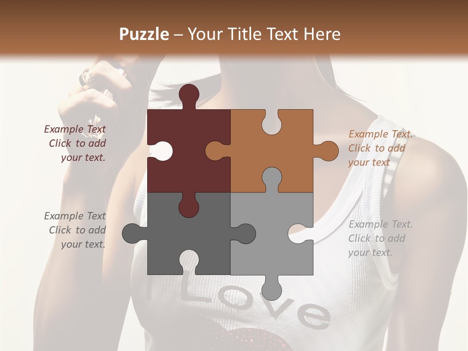 Makeup Lifestyle Gloss PowerPoint Template