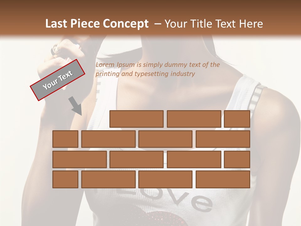 Makeup Lifestyle Gloss PowerPoint Template