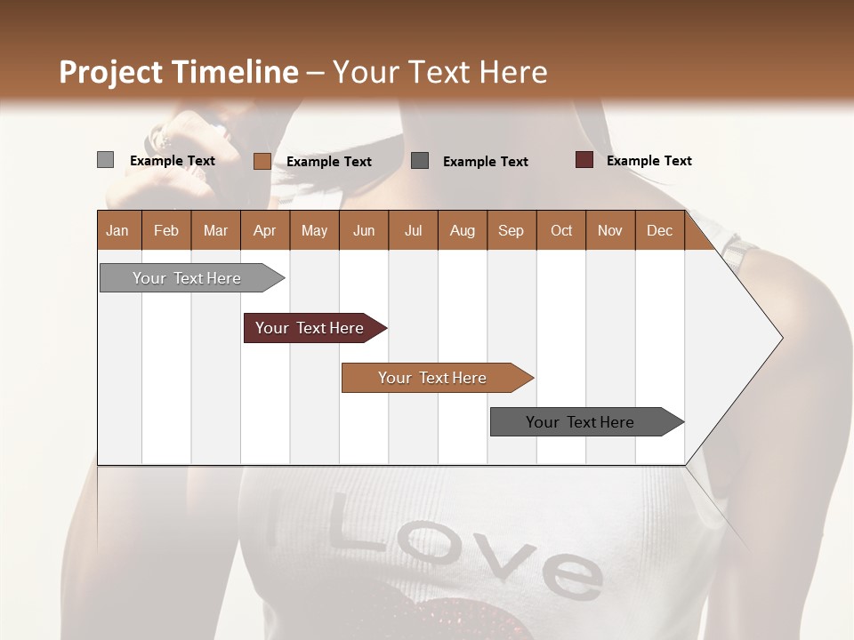 Makeup Lifestyle Gloss PowerPoint Template