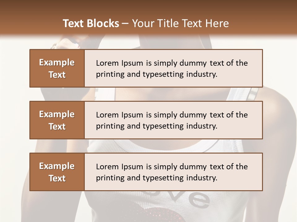 Makeup Lifestyle Gloss PowerPoint Template