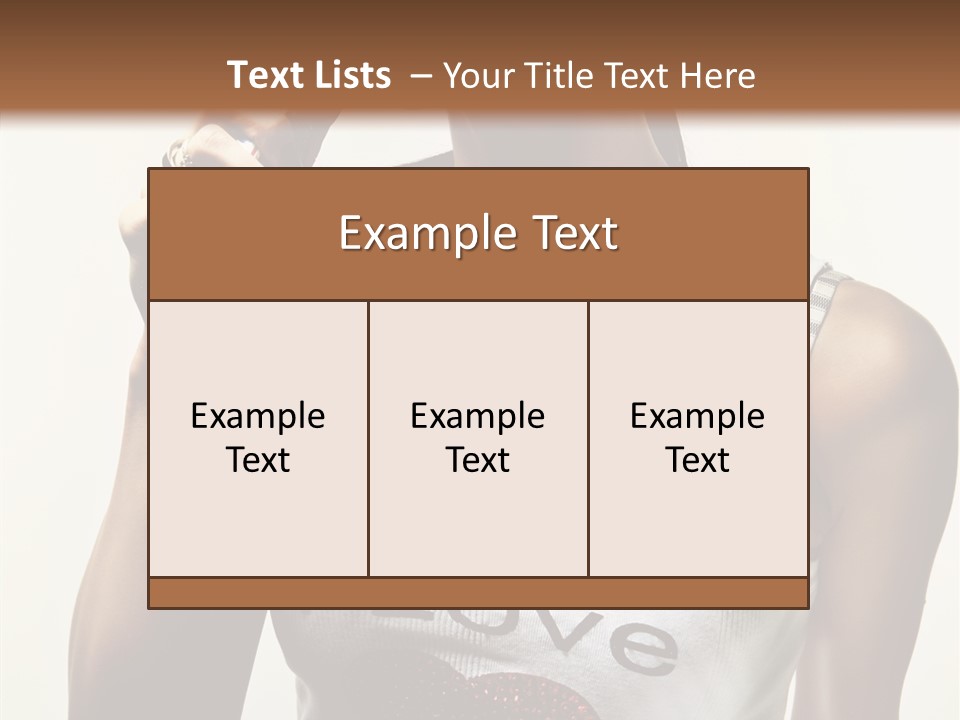 Makeup Lifestyle Gloss PowerPoint Template