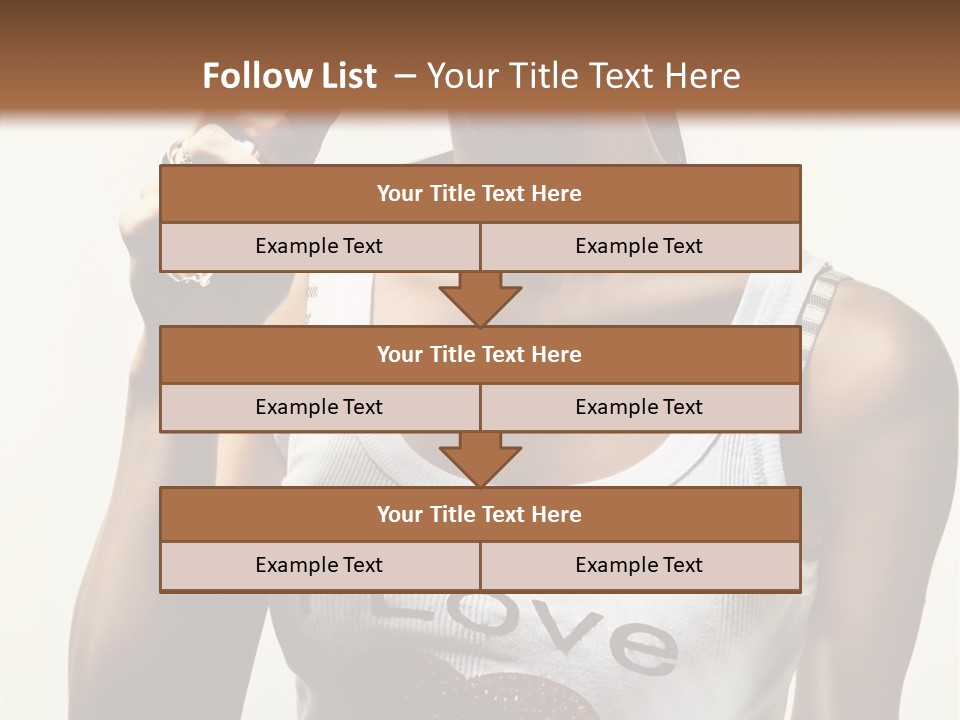 Makeup Lifestyle Gloss PowerPoint Template