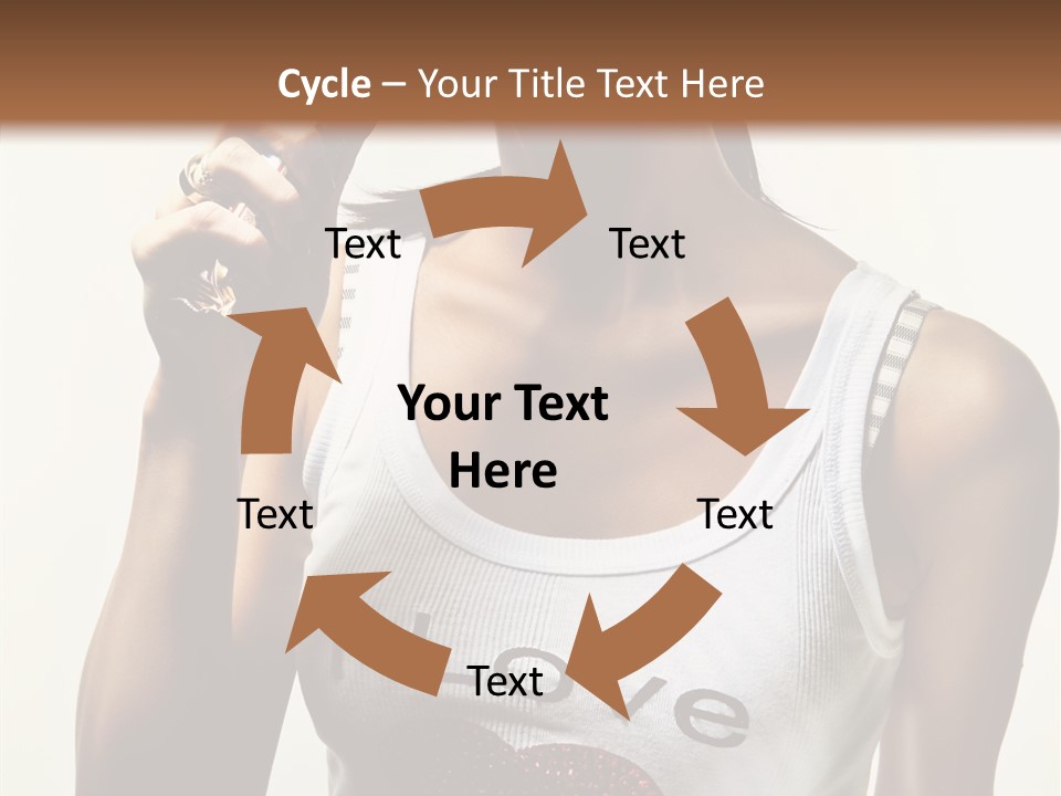 Makeup Lifestyle Gloss PowerPoint Template