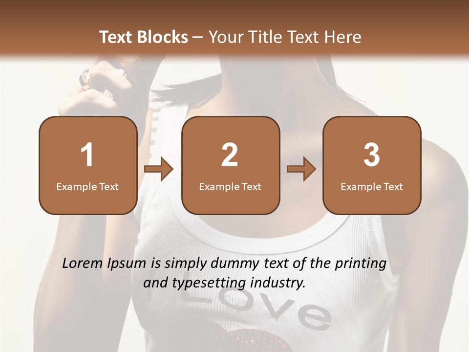 Makeup Lifestyle Gloss PowerPoint Template