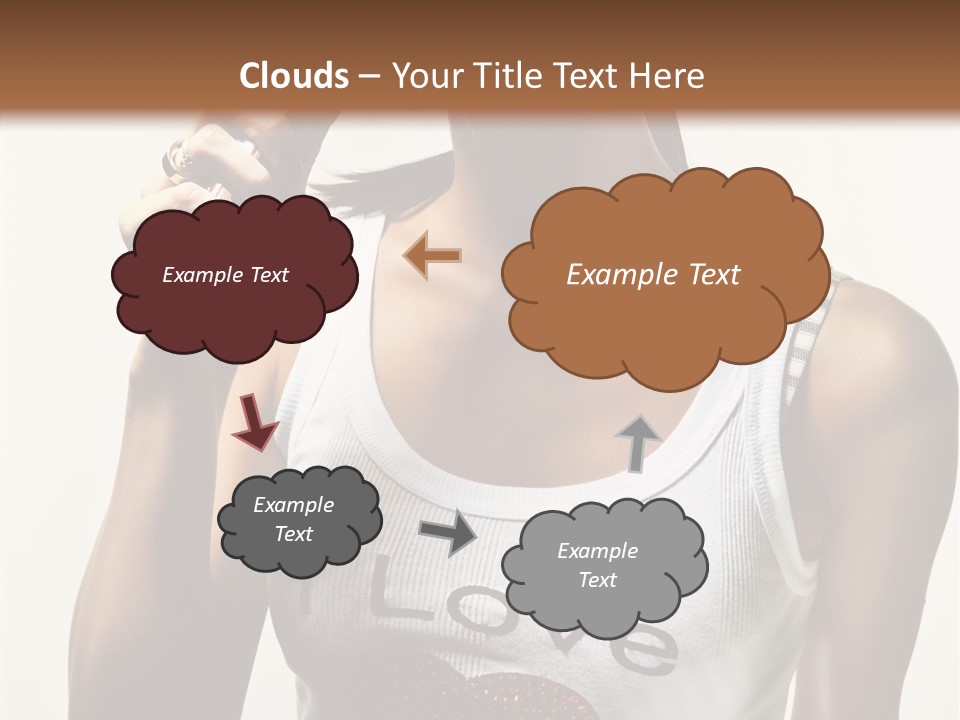 Makeup Lifestyle Gloss PowerPoint Template