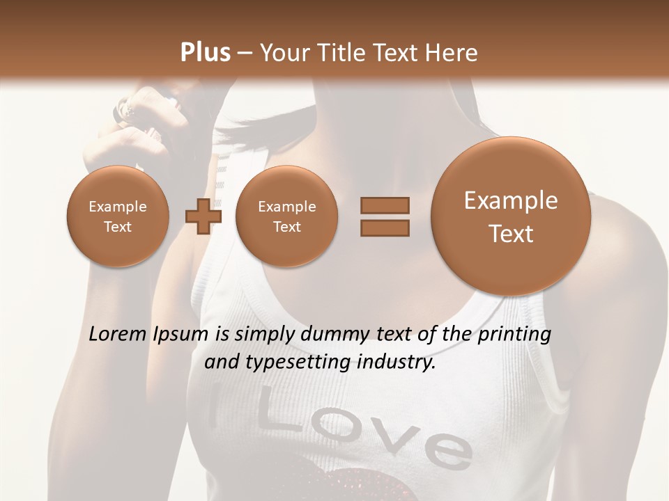 Makeup Lifestyle Gloss PowerPoint Template