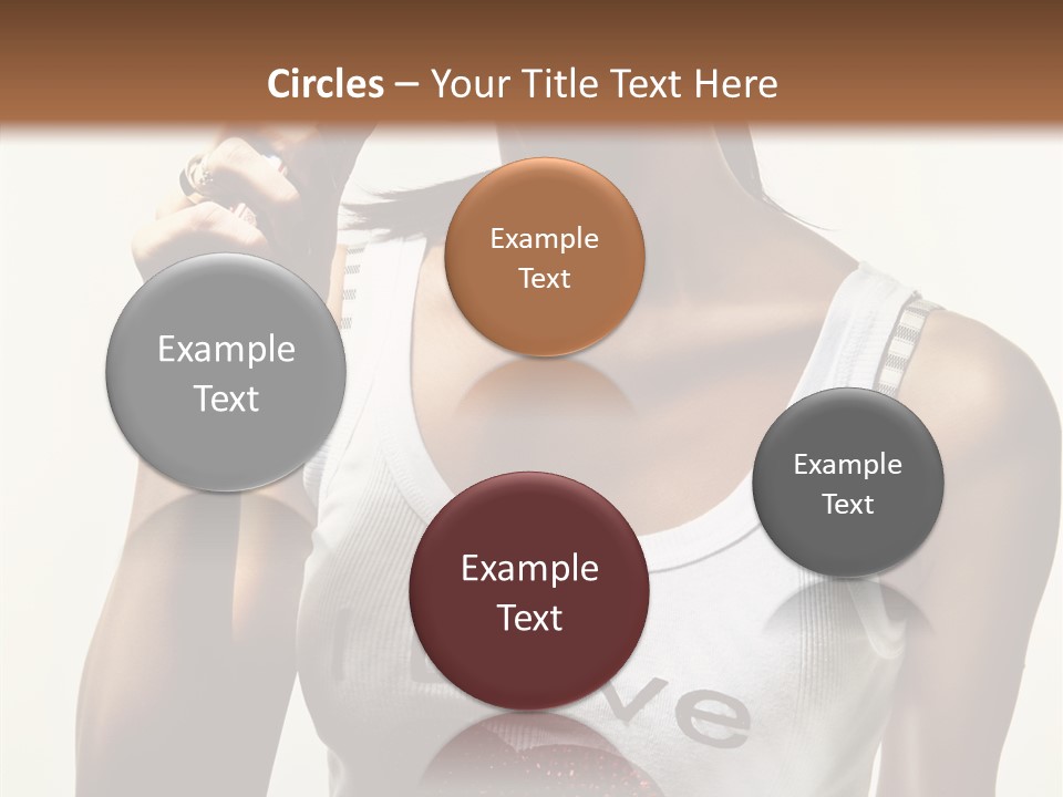 Makeup Lifestyle Gloss PowerPoint Template