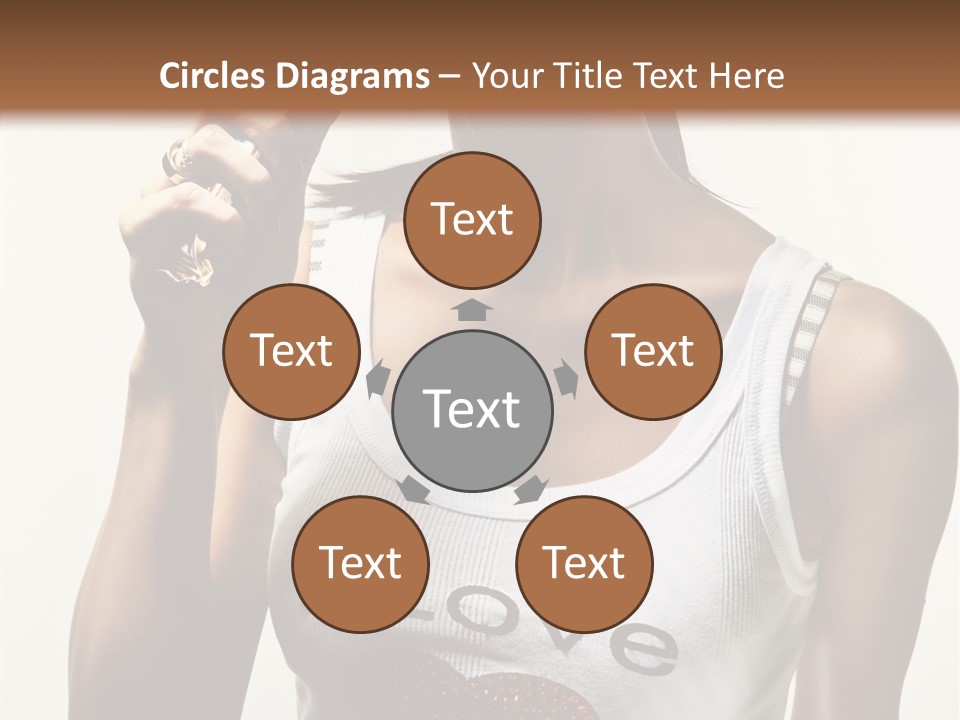 Makeup Lifestyle Gloss PowerPoint Template