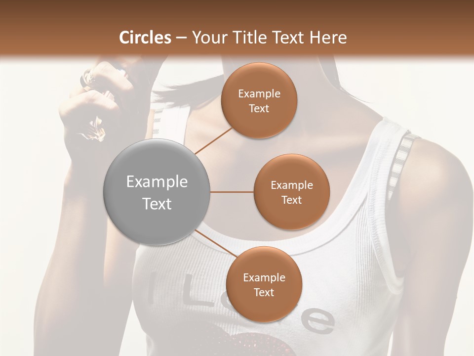 Makeup Lifestyle Gloss PowerPoint Template