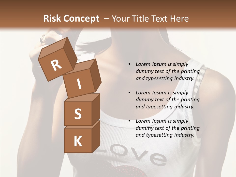 Makeup Lifestyle Gloss PowerPoint Template